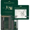 Rinkinys Faber-Castell PITT Graphite, skirtas eskizavimui, 19vnt