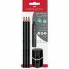 Faber-Castell Grip 2001 rinkinys - juodas blisteryje (580024)