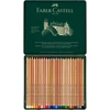 Spalvoti pieštukai Faber-Castell Pitt Pastel, 24 spalvos, metalinėje dėžutėje