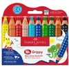 Faber-Castell spalvotų pieštukų rinkinys su neslystančiu paviršiumi, 10 vnt. (110624)