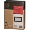Orno FARO LED 100W prožektorius, 8000lm, IP65, 4000K, aliuminis + stiklas