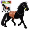 Lean Toys Figūrėlė žirgas Juodas Farm Velvet Horse