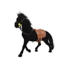 Lean Toys Figūrėlė žirgas Juodas Farm Velvet Horse