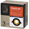 Orno FONDI RC dekoratyvinis prožektoriaus rėmelis, MR16/GU10, maks. 50 W, apvalus, fiksuotas, aliuminio, juodos ir auksinės spalvos