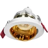 Orno FONDI RC dekoratyvinis prožektoriaus rėmelis, MR16/GU10, maks. 50 W, apvalus, fiksuotas, aliuminis, baltai auksinis
