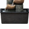 Fontanna Dekoratyvinis sodo stalo fontanas, dekoratyvus LED, 24x24x21 cm
