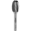 Frez HM metalo pjaustytuvas, E tipo (ovalus), 16 x 25 mm, kotas 6 x 45 mm
