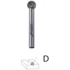 Dedra Frezavimo antgalis su apvalia nosimi d12x10mm, kotas 6mm