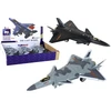 Lean Toys LeanToys trinties varomas lėktuvo modelis juoda pilka