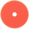 Dedra Gąbka Poliravimo kempinė su lipdukais, kieta, 150 mm, 25 mm storio (oranžinė)