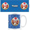 „Pyramid International“ – puodelis „Super Mario“ (Toad 3D prievadas) – baltas