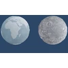 Gertuvė „Winkee“ – ledo kubelių formelė – „Globe and Moon“