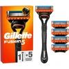 „Gillette“ – „Fusion5“ vyriškas skutimosi peiliukas – oranžinis/juodas
