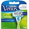 Gillette Venus Embrace ypač švelnūs skustuvo peiliukai, 4 vnt.