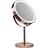 Gillian Jones - Įkraunamas LED stalo veidrodis su 10 kartų didinimu ir USB-C - Vario spalvos - Plotis 21,5 x 35 x 13,5 cm