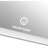 Gillian Jones - planšetinio kompiuterio veidrodis su LED ir USB-C įkrovimu, baltas