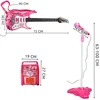 Kruzzel Gitara + mikrofonas + stiprintuvas rose 22407