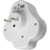 Gniazdko „Maclean“ maitinimo lizdas, 2 lizdų skirstytuvas su USB A/C 2.4A, E tipo, 2x16A, MCE336 E
