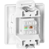 Gniazdo Baltas RJ45 Cat5 lizdas Pearl, RJ45-5CAT/P1