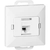 Gniazdo Baltas RJ45 Cat5 lizdas Pearl, RJ45-5CAT/P1