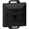 Gniazdo Lizdas 1xRJ45 Cat5 Pearl lizdas, RJ45-5CAT/P1, juodas