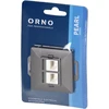 Gniazdo Antracito spalvos dviguba RJ45 Cat5 jungtis Pearl