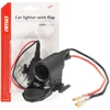 Automobilinis maitinimo lizdas su dangteliu 12/24V AMIO-04128