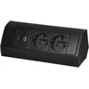 Orno Lizdas Baldinis lizdas 2x2P+Z (Schuko), 2xUSB (A+C tipo; 2.4A), juodas