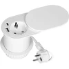 Orno Lizdas Baldinis lizdas Ø6cm, įleidžiamas į stalviršį su stumdomu dangteliu, USB įkrovikliu ir 1,9m laidu, 1x2P+Z (Schuko), 2xUSB (A+C tipo; PD20W), baltas