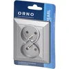 Gniazdo Lizdas Dvigubas kištukinis lizdas 2x2P+Z Pearl, 16A, 250V, PT-6 P, antracito spalvos