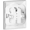 Gniazdo Lizdas Dvigubas kištukinis lizdas 2x2P+Z Pearl, 16A, 250V, PT-6 P, antracito spalvos