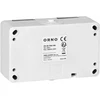 Orno Lizdas Dvigubas lizdas 2X2P+Z AQUATIC MINI IP 54, baltas ir juodas