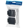 Orno Lizdas Dvigubas lizdas 2X2P+Z Schuko AQUATIC MINI IP 54 baltas ir juodas