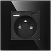 Orno Lizdas Lizdas 2P+Z, USB-A + USB-C, PD, maks. 20W, juodas