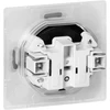 Gniazdo Lizdas Lizdas su 2P+Z apsauga nuo vandens purslų su atvartu, Pearl, 16A, 250V, PT-16PH, juodas