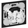 Gniazdo Lizdas Lizdas su 2P+Z lizdu, Schuko Luna, 16A, 250V, PT-17L, juodas
