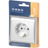 Gniazdo Lizdas Lizdas su 2P+Z lizdu, Schuko Luna, 16A, 250V, PT-17L, sidabrinis