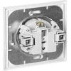 Gniazdo Lizdas Lizdas su 2P+Z lizdu, Schuko Luna, 16A, 250V, PT-17L, sidabrinis