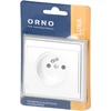 Gniazdo Lizdas Lizdas su 2P+Z „Luna“, 16A, 250V, PT-16L, baltas