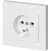 Gniazdo Lizdas Lizdas su 2P+Z, Malta, 16A, 250V, PT-16M, baltas