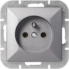 Gniazdo Lizdas Lizdas su 2P+Z Pearl, 16A, 250V, PT-16P, antracito spalvos
