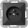 Gniazdo Lizdas Lizdas su 2P+Z Pearl, 16A, 250V, PT-16P, juodas