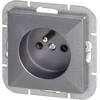 Gniazdo Lizdas Lizdas su 2P+Z Pearl, 16A, 250V, PT-16P, antracito spalvos