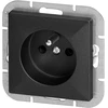Gniazdo Lizdas Lizdas su 2P+Z Pearl, 16A, 250V, PT-16P, juodas