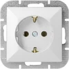 Gniazdo Lizdas Lizdas su 2P+Z Schuko Pearl, 16A, 250V, PT-17P, baltas