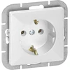 Gniazdo Lizdas Lizdas su 2P+Z Schuko Pearl, 16A, 250V, PT-17P, baltas