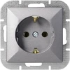 Gniazdo Lizdas Lizdas su 2P+Z Schuko Pearl, 16A, 250V, PT-17P, antracito spalvos