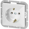 Gniazdo Lizdas Lizdas su 2P+Z Schuko Pearl, 16A, 250V, PT-17P, baltas