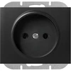 Gniazdo Lizdas Lizdas su išėjimu 2P Onyx, 16A, 250V, PT-15O, juodas