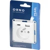 Gniazdo Lizdas Lizdas su USB įkrovikliu, 2P+E, Pearl, 16A, 250V, PT-16P/USB, baltas